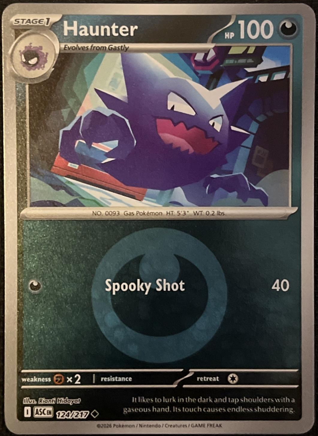 Ascended Heroes Haunter [Energy] Pokémon card